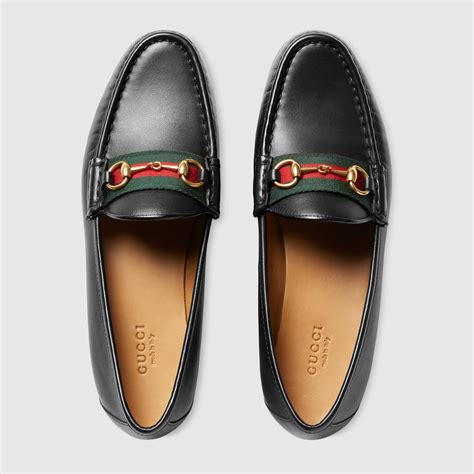 gucci leather loafer wolf|Gucci horsebit loafers women's.